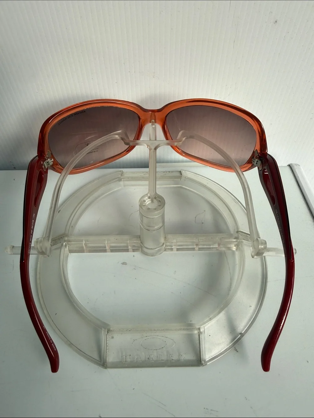 NEW ARMANI EXCHANGE AX111/S Translucent Orange Sunglasses NEW WITHOUT TAGS